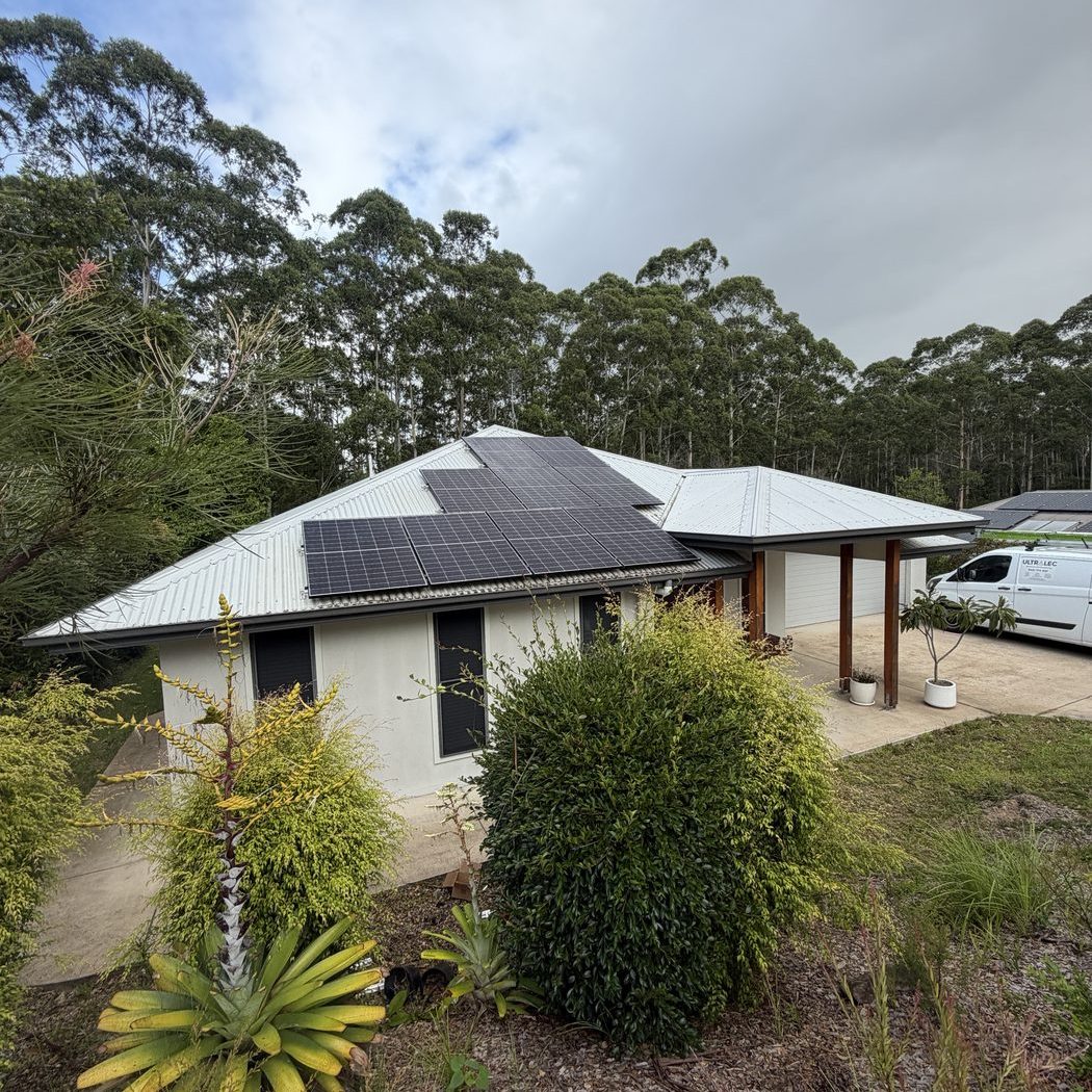 Solar and battery installation on a Noosa Hinterland home — Ultralec Electrical