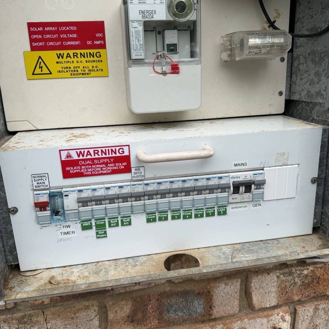 Older switchboard showing the type of outdated wiring that causes warning signs in Pomona and Cooroy homes — Ultralec Electrical fault finding